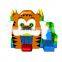 Cheap Inflatable Tiger Bounce House Slide Combo Commercial Bouncing Castles For Sale