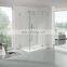 Modern bathroom tempered glass sliding stainless steel shower room
