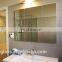 Wall mounted bathroom mirror / Silver mirror with metal clip / High end mirror