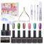 2020 newest gift box package 6 Colors nail gel polish set professional nails salon DIY