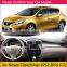 for Nissan Tiida Pulsar C12 2012 2013 2014 Anti-Slip Mat Dashboard Cover Pad Sunshade Dashmat Protect Carpet Anti-UV Accessories