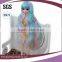 cheap fashion long curly colorful dolls wig