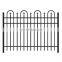 hot sale Xinhai #21 H 5 ft * W 6 ft power coated Aluminium alloy ornamental fence panel with 4 hoop Majestic head