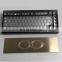 custom CNC mechanical aluminum 6061 6063 keyboard case anodized e-coating pvd finish