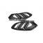 for Mercedes Benz W205 C  Class C180 C200 2015-2017  carbon fiber primer Front Bumper Air Vent Outlet Cover Trim Mesh Grill