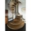 Steel wood spiral staircases stairs for small space