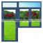 Professional Manufacturer Design Wholesale Customized Color Glass Swing door Casement Door