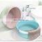 Wholesale Plastic Round Shape Wash Basin Basket For Bathroom