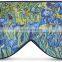 22mm 100% New Design Soft Satin Eyemasks Mulberry Printed Striped Silk Eye Mask with Print