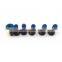 AUSO Auto Parts Burnt Blue Steering Wheel Bolts Aluminum Racing Car Screw Bolts