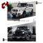 CH Roof Spoiler Fit Spoiler Fit Pp Material R Style Bumper For Mercedes-Benz G Class W463 04-18 Old to New