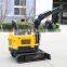 Construction equipment 1ton mini track digging machine mini excavator