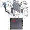 New Auto Cooling Parts Radiator for Bmw X5 E53 4.4i 4.6is 4.8is 17101439101