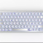 Factory direct aluminum keyboard plate CNC processing custom