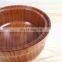 Xiang Teng Wholesale Wooden Bowl Kitchen Rice Bowl Cover Food Grade Acacia Wooden Bowl Hot Sale And Polished