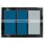 Bullet proof aluminum framed double glass  simple design sliding window with factory price