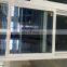 American style hung window aluminum single hung window grill  with nail fins 3 peace hung aluminium window