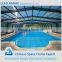 Heat isolation steel structure swimming pool roof