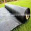 Factory direct selling 90gsm black PP anti grass mat cloth woven ground cover for agricultural protection