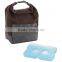 10" Small Black Nylon Golf Cooler Bag Insulated Bag Cooler Bag With Aluminum Foil Liner