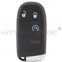 FCC M3N-40821302 Smart key 4 button with 4A chip 433mhz included SIP22 key blade for 2015-2017 Jeep Renegade M3N40821302