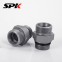 Parker H-Type Ferrule Tube Fitting, Гидравлический переходник для труб масляных (Модель: 1CM-ED), Герметичный метрический накидной винт - Сталь углеродистая