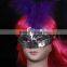 2015 face Masks masquerade electroplated feathers Carnival Mask