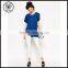 Cheap China Wholesale Clothing Blue Asymetric Hem T- Shirt For Women
