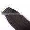 Healthy donor virgin ponytail tape in hair extensions wholesale China
