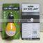 AAA Battery Operated LED Light Bulb Color Outdoor Hook Camp Lamp