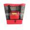 mesh pvc cooler shopping bag with bottom compartment