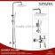 Wall mounted bathtub brass shower set mixer in Kaiping