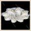 China Factory Economic and high quality led Flush Mount crystal ceiling chandelier for Project with promotional price