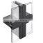 Aluminum visible frame low-e tempered insulated glass