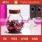 Heat resistant clear glass tea jar with cork lid                        
                                                Quality Choice