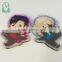 Transparent plastic keychains lovely keychain acrylic photo frame keychain for promotion