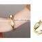 New Products 2016 Innovative Design Women Jewelry Expandable Gold Bangle Claw Bracelet With Pearl