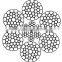 Compacted Strand Rope 6xK36WS+IWRC 32mm , Ungalvanized