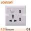 Hot sales with 2 usb port 13A wall USB socket
