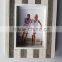 cheap wholesale latest designed unfinished wood photo frame with glass and mdf