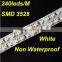 12v 5m Non-waterproof SMD3528 Double line led strip 1200leds / Hot Sale 3528 double row led strip 1200leds