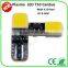 guangzhou factory price Light emmitting plasma 160mA W5W 168 194 car parts wholesale led car light t10 cob canbus