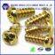 din7982 cross recess coutersunk head copper screws m4