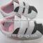 PU baby sports shoes soft sole mix style baby shoes free sample