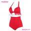 Red Fashion Sexy Young Girls Plus Sizes Swimsuit