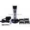 Best quality professional rechargebale ceramic stainless cordless hair clipper