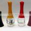 Factory Glass Nail Polish Bottle Plastic Cap and Brush