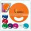 custom plastic folding hand fan with logo printing
