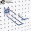 High quality spray plating pegboard hook with price tag peg board pegboard panel
