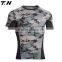 top quality compression rash guard shirt with custom design